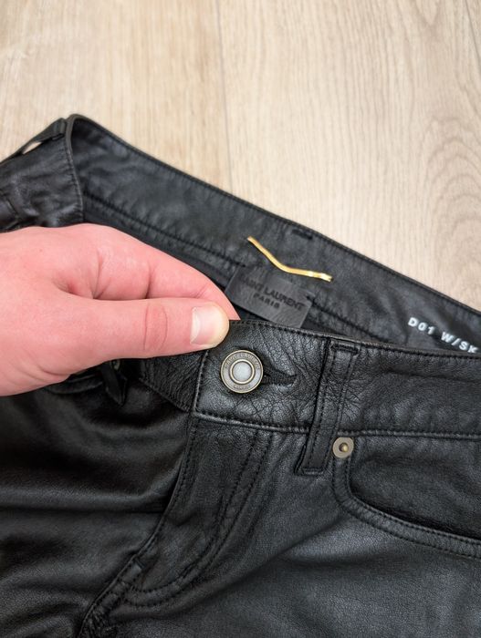 Штани Saint Laurent Hedi Slimane skinny low waist 2014