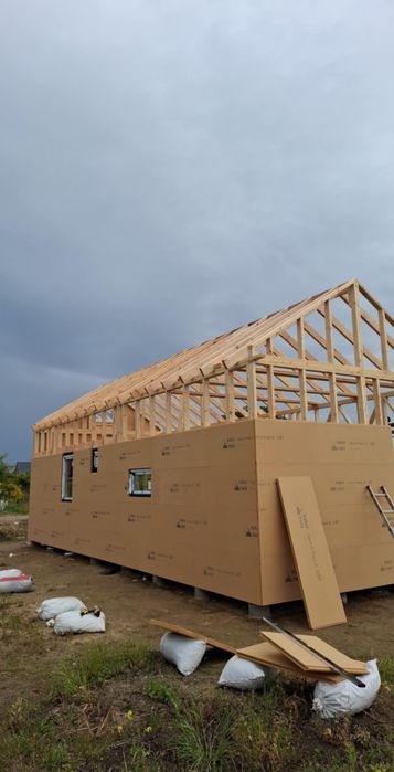 Konstrukcja szkieletowa dom 35,70m2