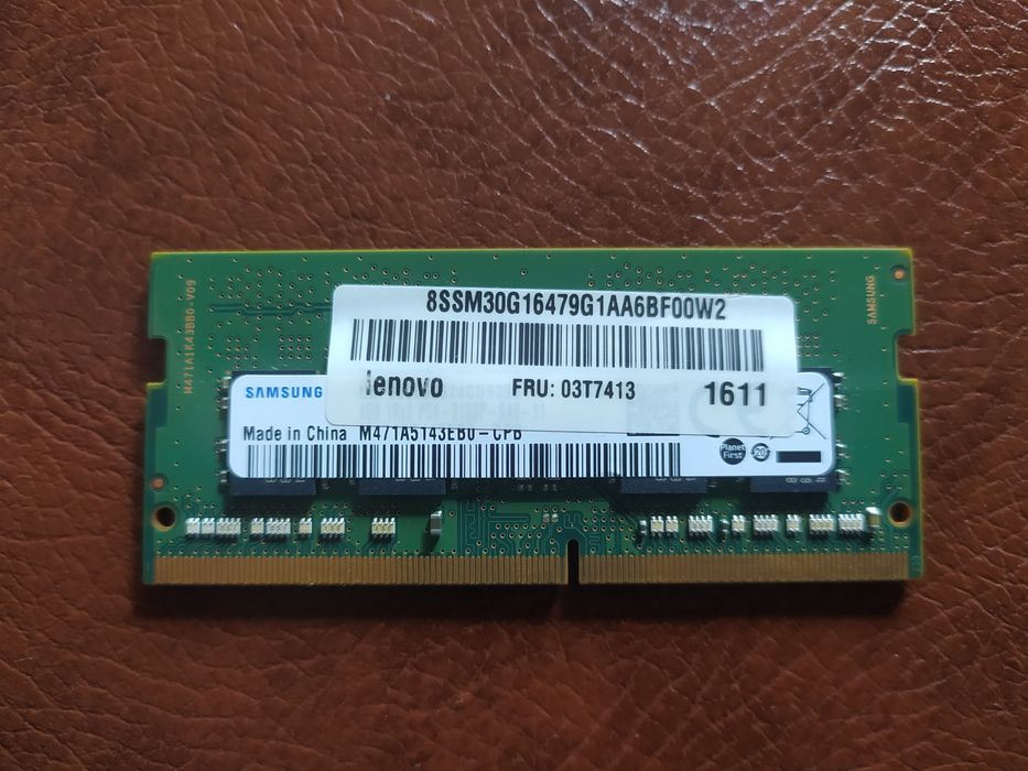 Оперативная память 2 x  4gb sodimm DDR4 2133 mhz