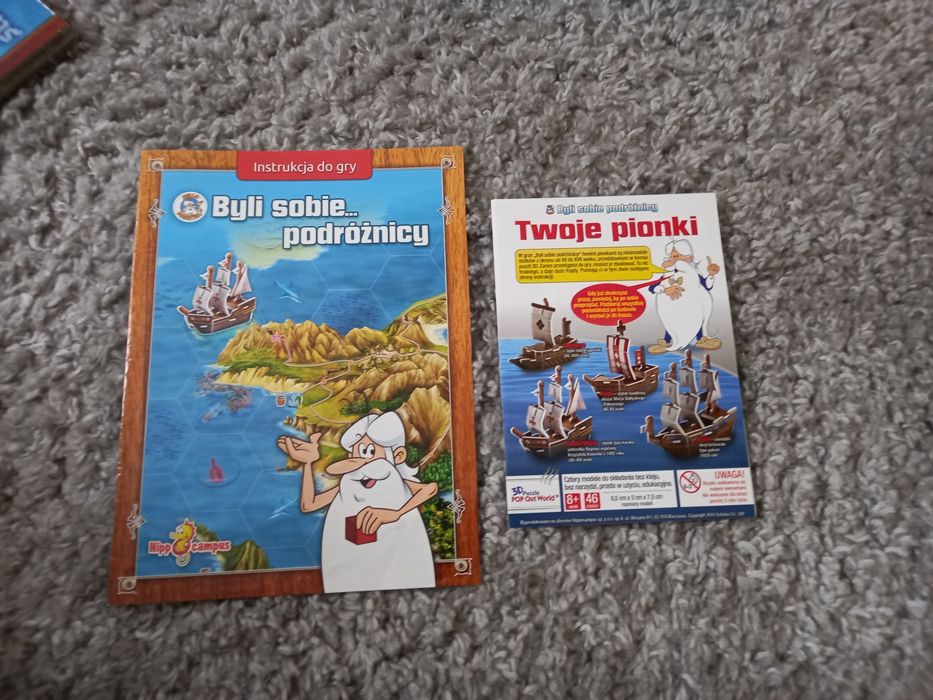 Edukacyjna gra planszowa- byli sobie podróżnicy