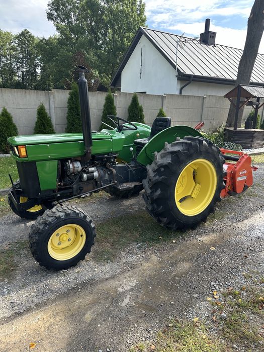 John deere 650 20km z glebogryzarka kuhn el43