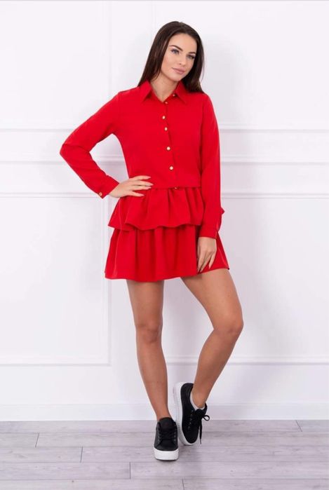Likwidacja sklepu - sukienka czerwona