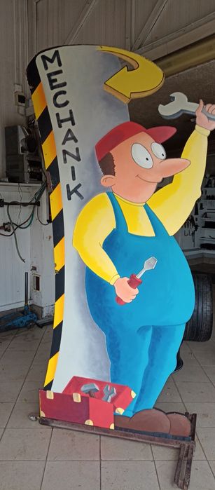 Reklama przenośna Mechanik