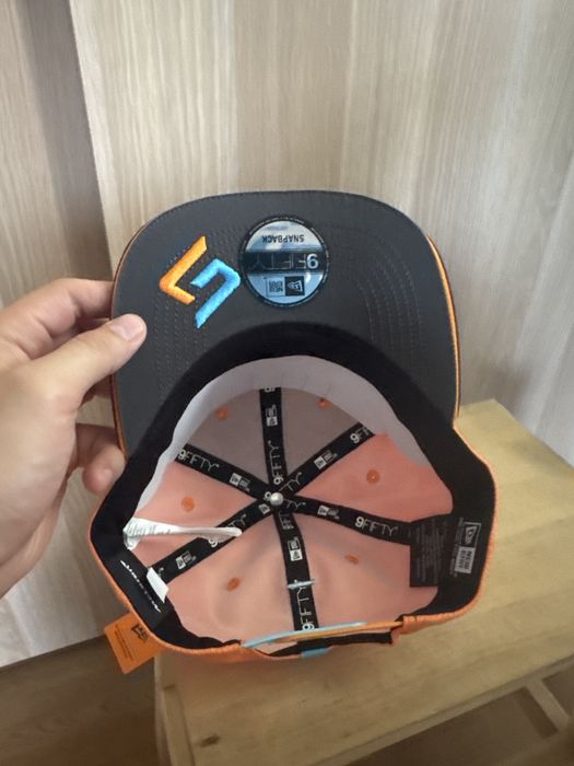 czapka z daszkiem McLaren F1 Team New Era papaya Lando Norris