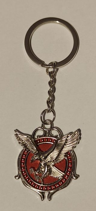 Metalowy Błyszczący Brelok Orzeł