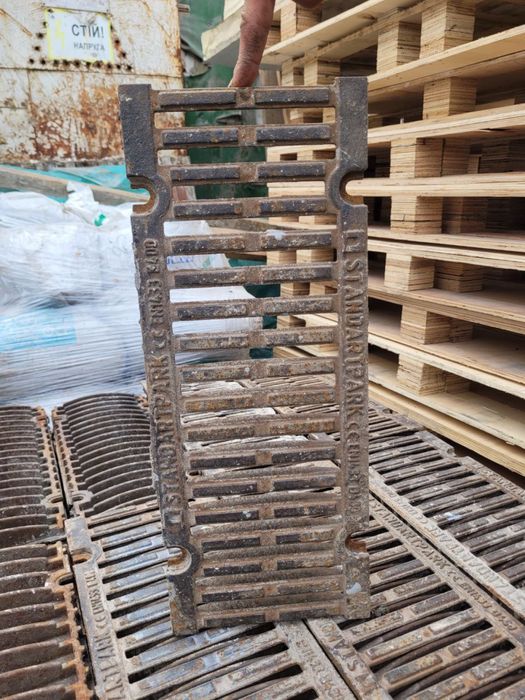 Чавунні решітки водовідвідні (дощоприймачі) / як колосник для печі