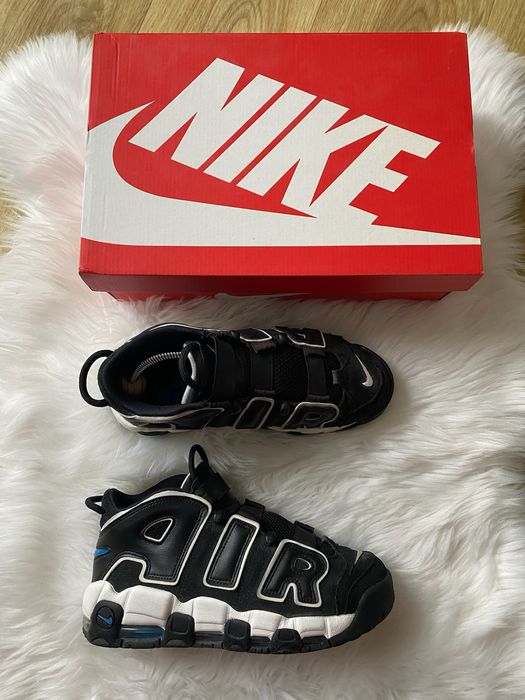 buty nike air uptempo 96 czarne streetwear 40,5 modne damskie meskie