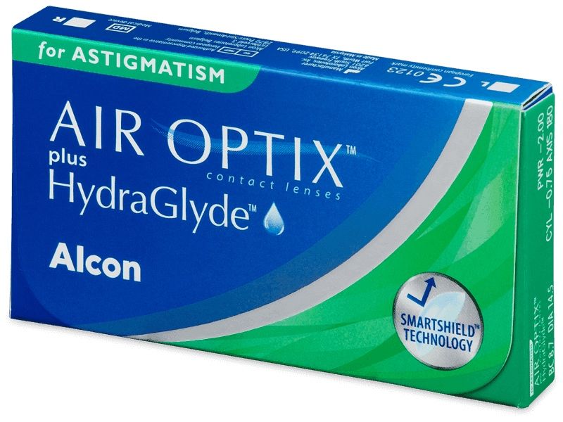 Контактні лінзи Air Optix plus HydraGlyde for Astigmatism  -4,25