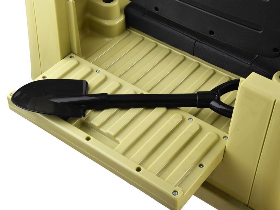 Wojskowe Auto Na Akumulator Willys + Pilot Pa0263