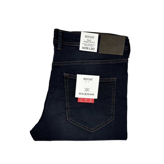 Spodnie męskie jeansy Mustang Oregon Slim K Rockport 803 W36 L30