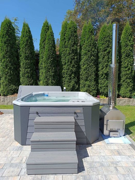 "ETNA" 5 osobowe Jacuzzi hydro Jakość PREMIUM!Wanna SPA gorąca beczka!