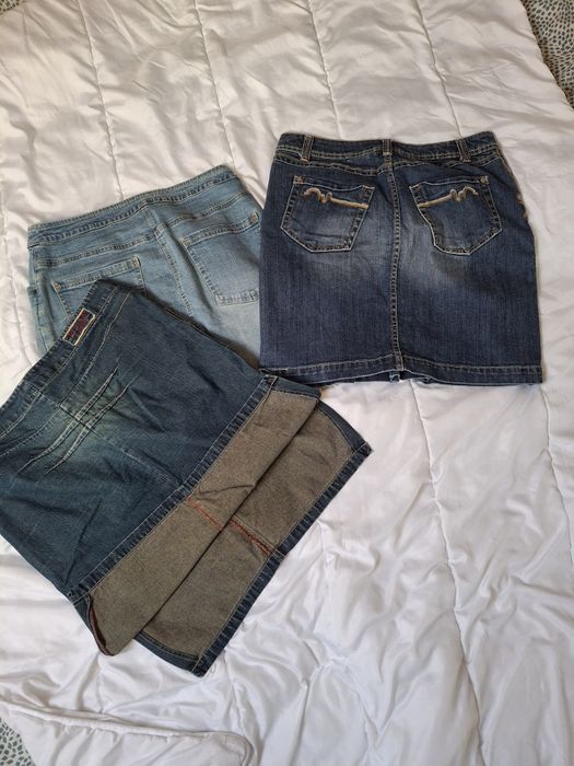 Bardzo ładne 3 spódnice Denim  roz. 38-40