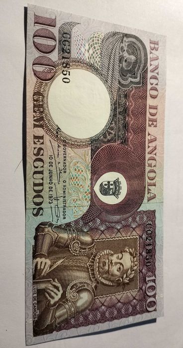 Notas de Angola de 1972 e outros