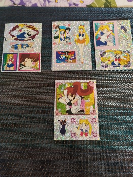 Karty naklejki Sailor Moon 40 sztuk
