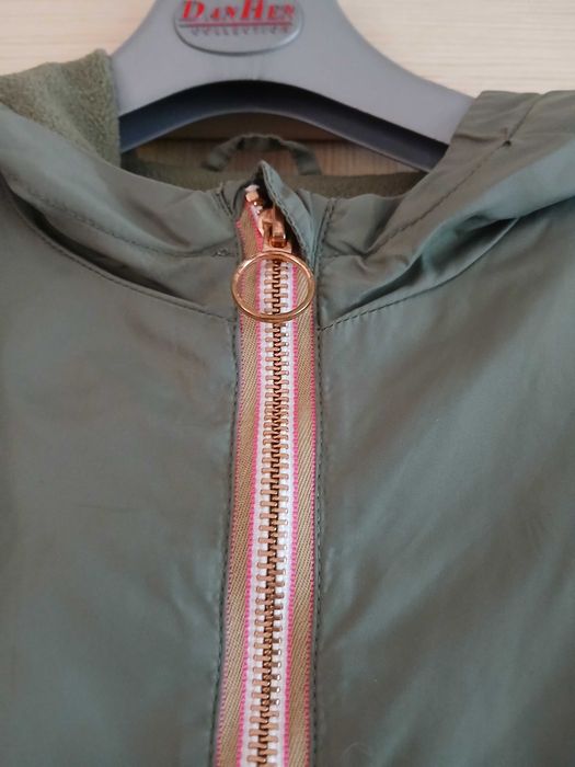 Kurtka dziewczęca parka 134/140