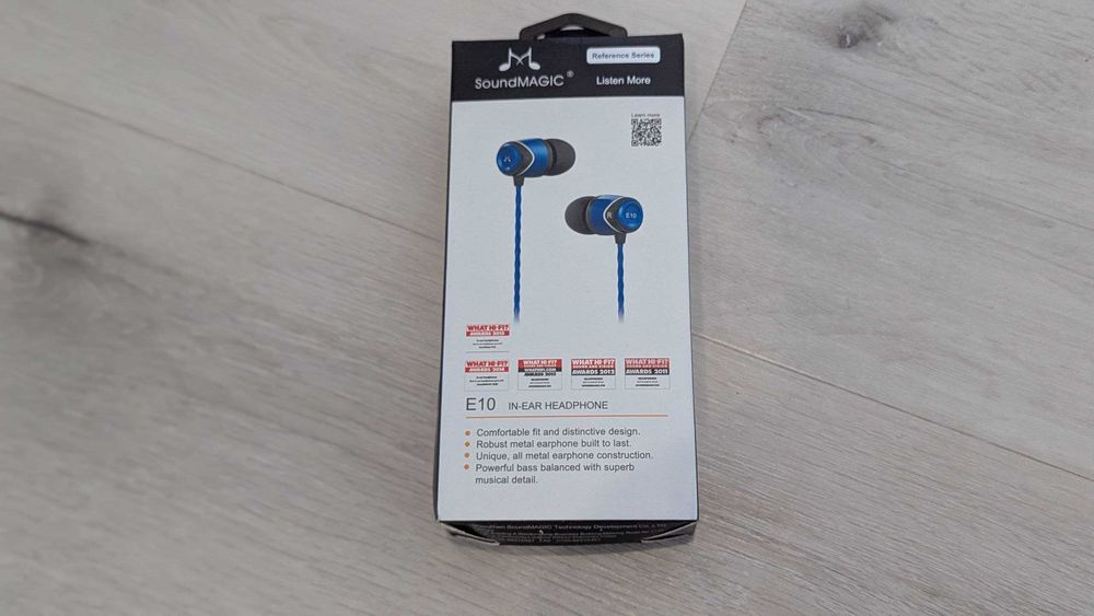 Навушники SoundMAGIC E10 HiFi дротові 3.5 мм алюмінієвий корпус IEM чистий звук баси ізоляція наушники