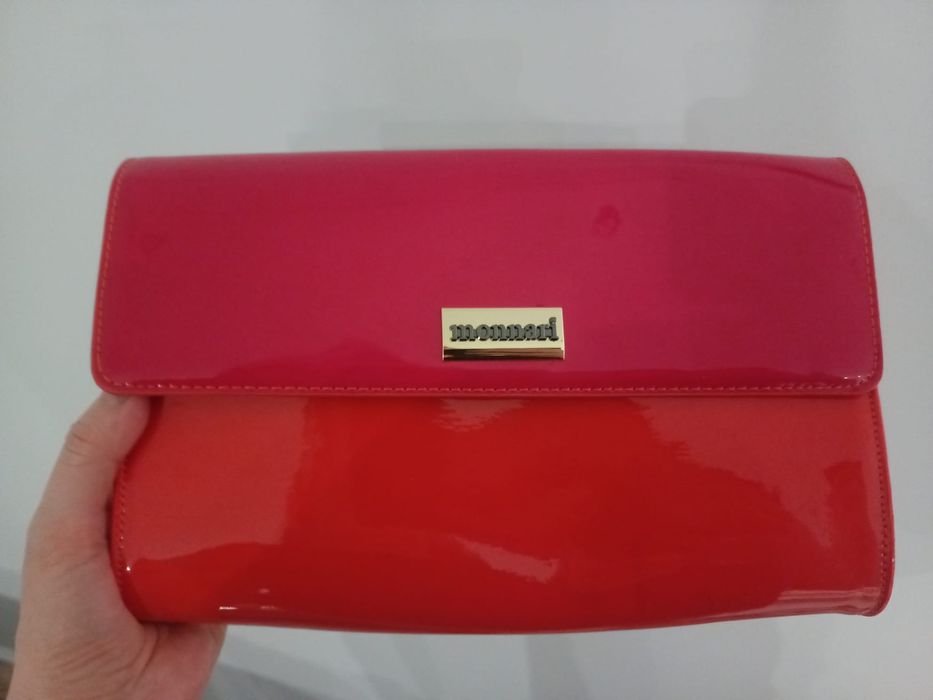 Torebka (kopertówka na łańcuszku)Monnari kolor malinowy / pomarańczowy