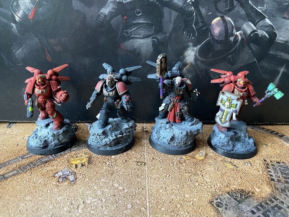Warhammer 40k Blood Angels  Fly command squad