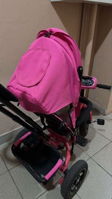 Триколісний дитячий велосипед Turbo Trike з батьківською ручкою