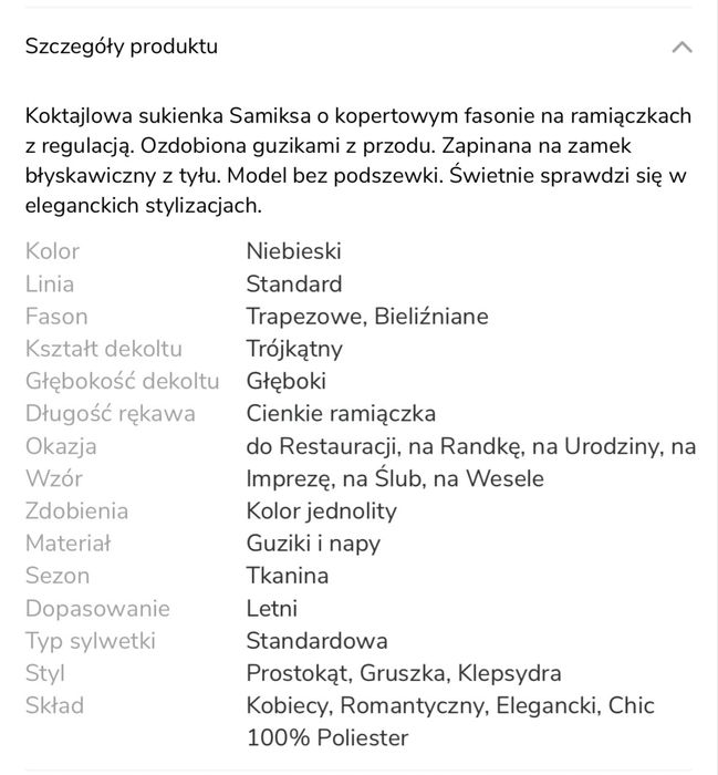Elegancka sukienka maxi