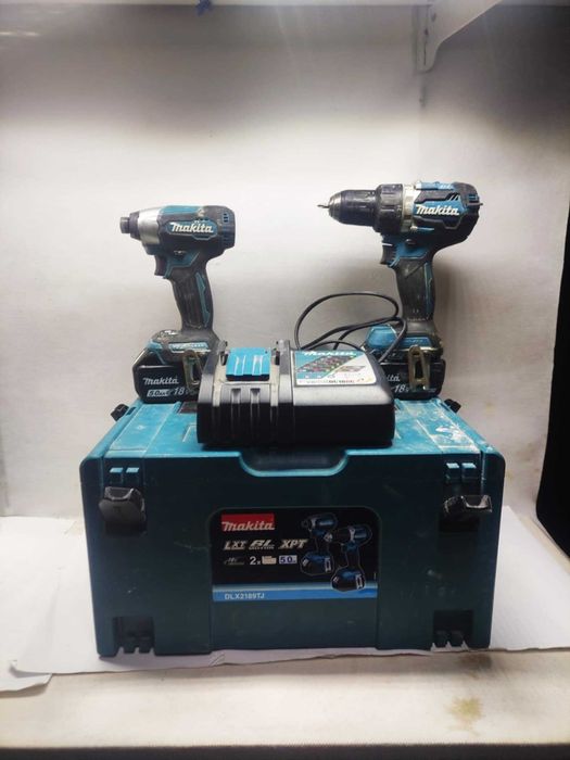 Zestaw Makita DLX2189TJ wkrętarka zakrętarka DDF484 DTD153 2X5AH 18V