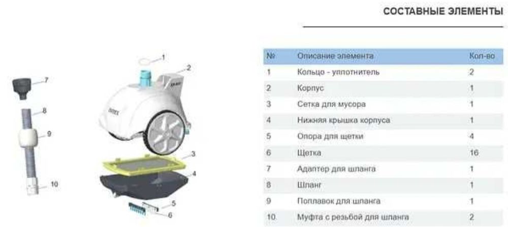 Робот пылесос для бассейна