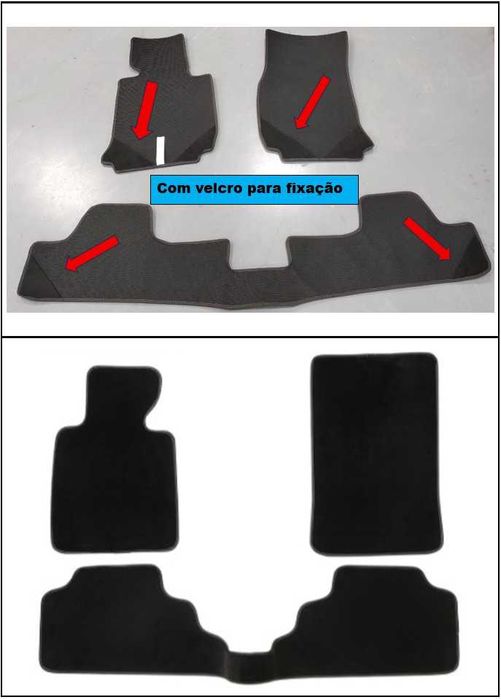 Tapetes interiores para vários modelos BMW