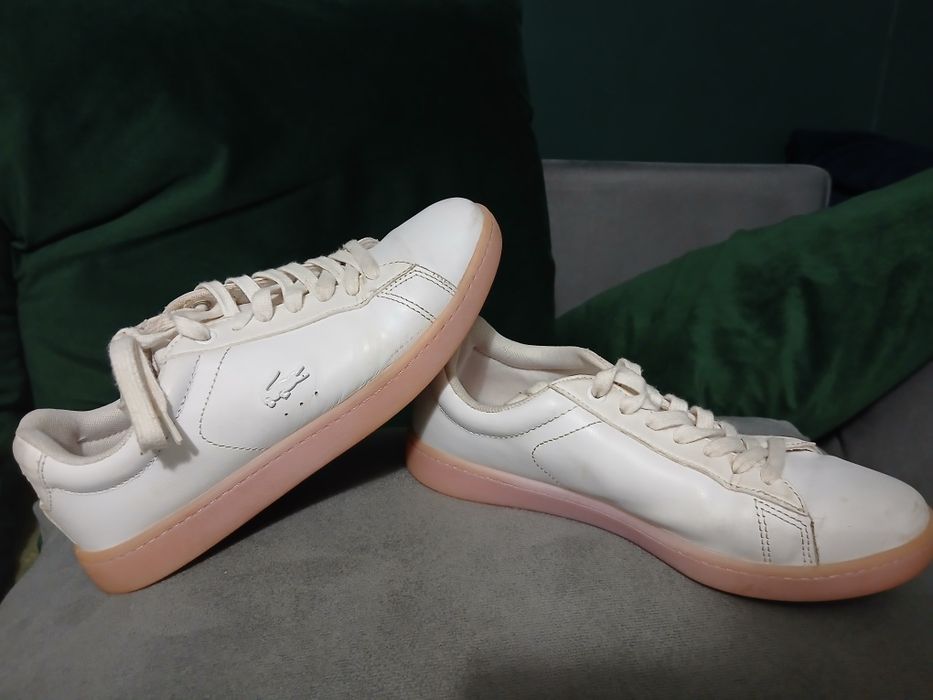 Białe Lacoste r36 damskie