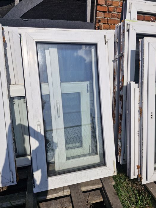 okna i drzwi balkonowe z demontażu różne wymiary kolory