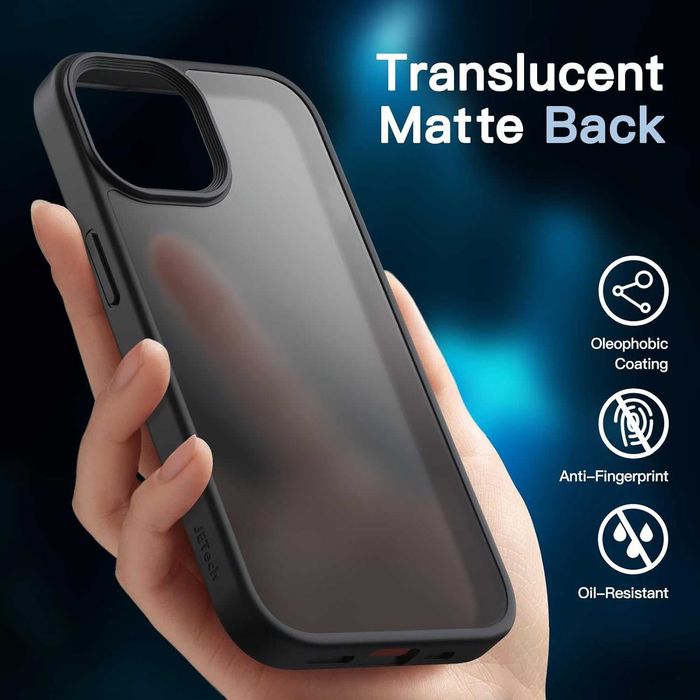 Etui do Smartfonu iPhone 15 Plus z szkłem hartowanym na ekran i aparat 5w1