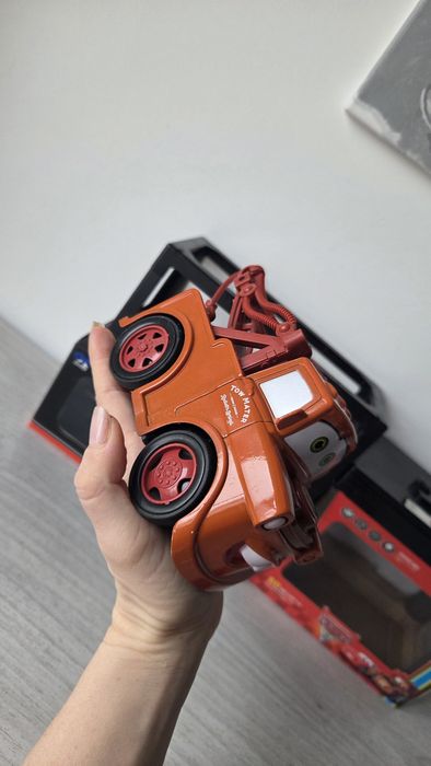 Тачки, металева машинка метр, герой тачки, мэтр тачки, сирник тачки