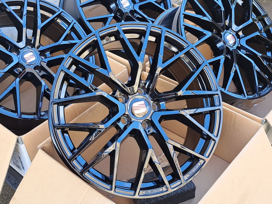 Alufelgi SEAT 17" 5x100 Arona Ibiza Leon Toledo Cordoba CA20 BLACK