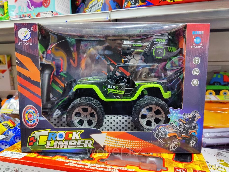 АКЦІЯ! Машина джип на радіокеруванні JT 651, стріляє орбізами