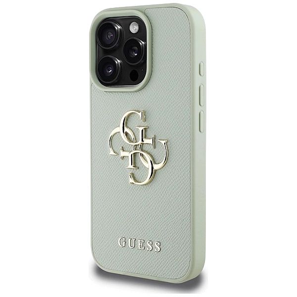 Etui Guess Grained Big 4G Logo Small Classic Logo na iPhone 16 Pro Max