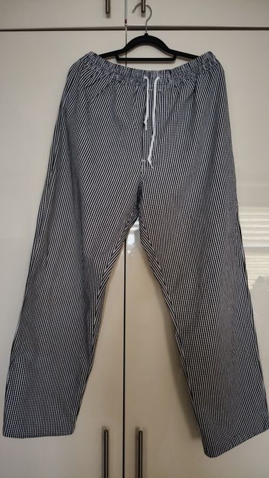 Komplet kucharski (bluza + spodnie), rozmiar L.