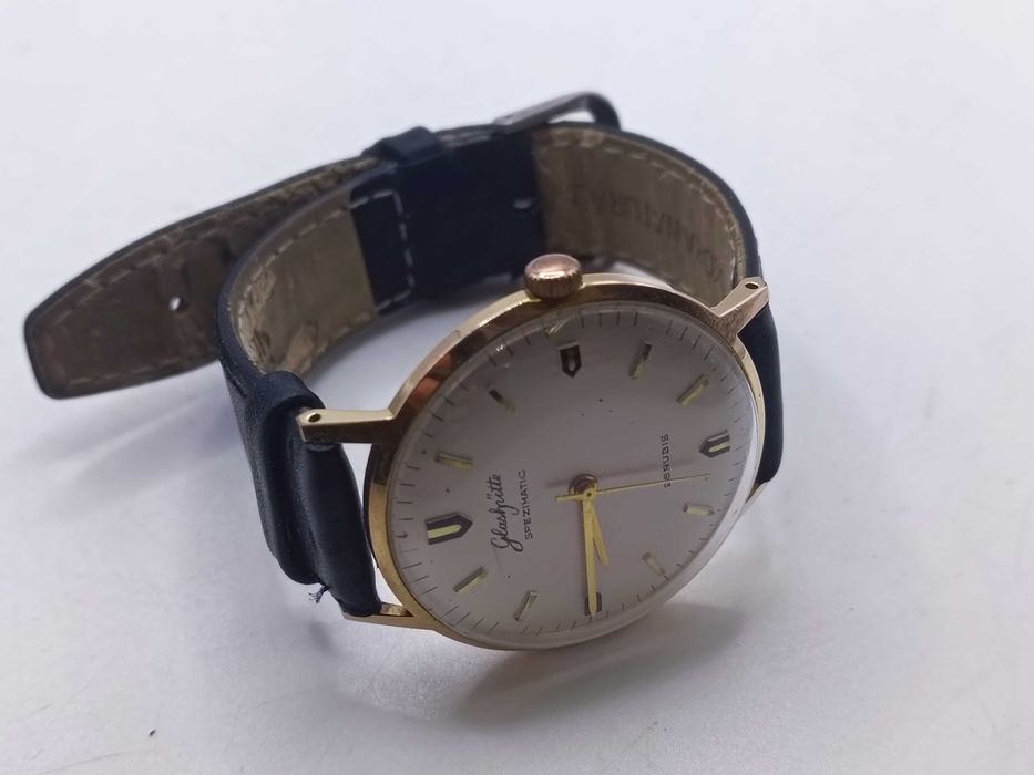 Zegarek Męski Glashutte Spezimatic Automatyczny Pozłacany 331/04/25s