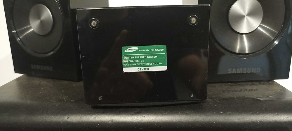 Colunas Samsung e subwoofer passivo