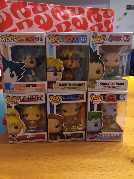 6 Pops Funko animation