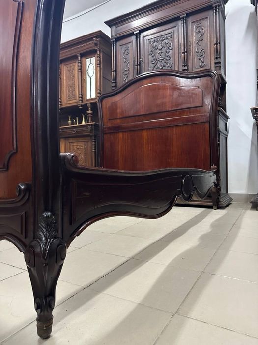 Вінтажне ліжко дерево кровать 4184