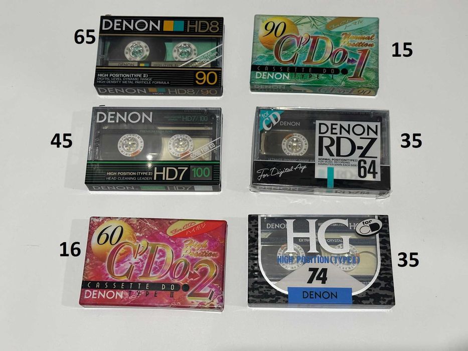 Аудио кассета Denon DX1 DX4 DX8 HD6 HD7 GR DX RDZ HG касета Япония