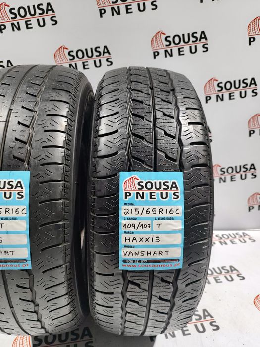 2 pneus semi novos 215-65R16