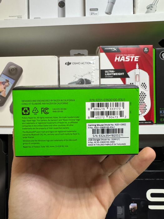 Миша безротова Razer Naga V2 Hyperspeed 30000dpi Bluetooth 19 кнопок