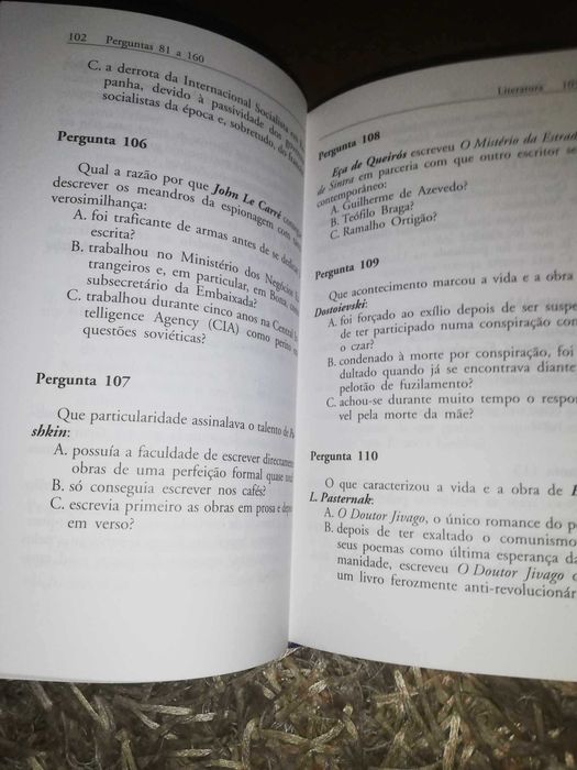 Livro cultura geral (perguntas)