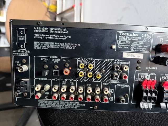 Amplituner TECHNICS SA-DX850 RDS stan bardzo dobry