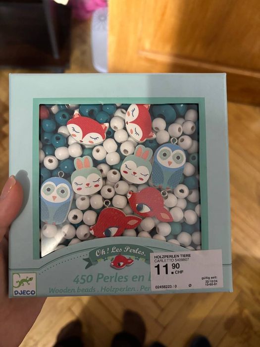 Djeco «Oh! Les Perles» бусини для творчості, нові