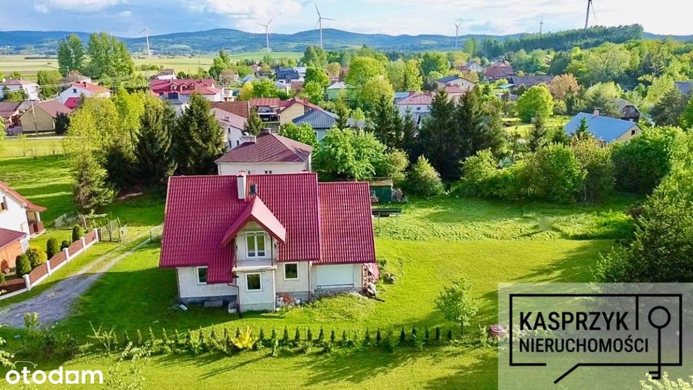 Dom w stanie surowym zamkniętym w gminie Rymanów.