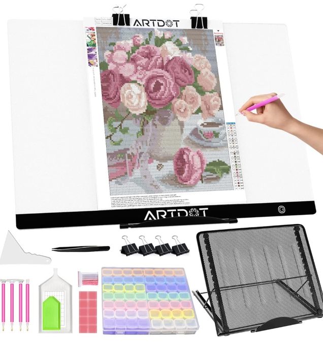 Podświetlana deska kreślarska do haftu diamentowego ARTDOT