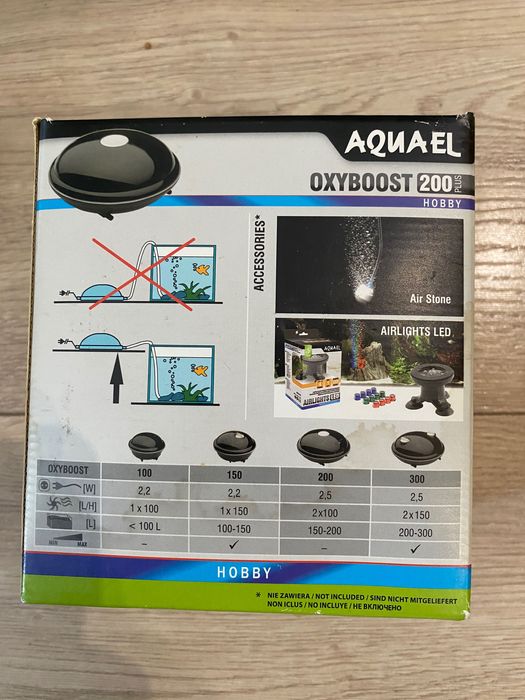 Компрессор Aquael Oxyboost AP-200 Plus для аквариума 150-200 л