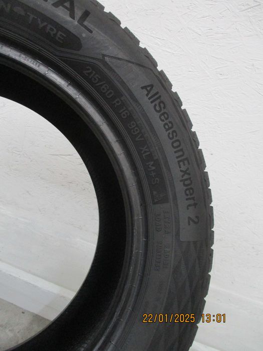 1x opona 215/60R17 Uniroyal AllSeasonExpert 2  7,0mm 21r.