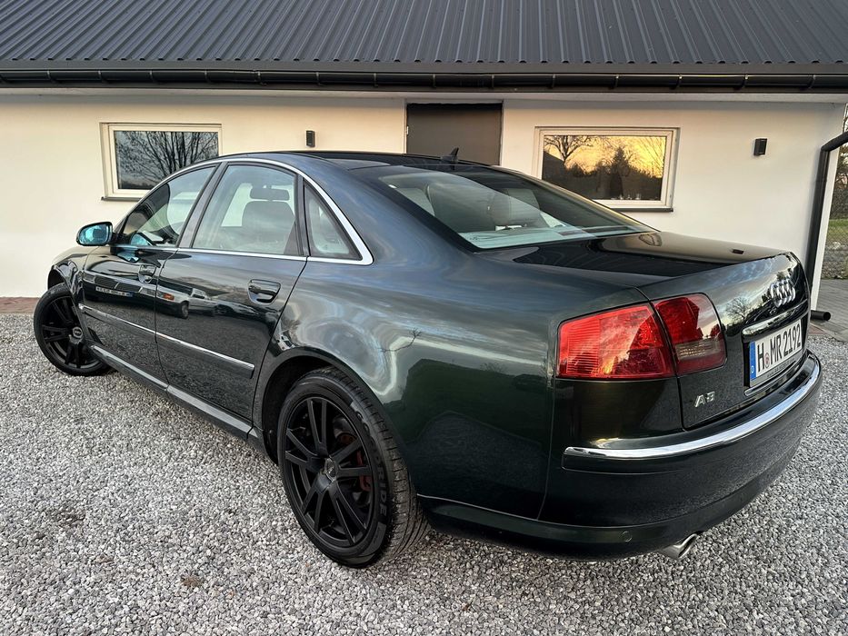 AUDI A8 D3 3.7 V8 280PS QUATTRO Bi-Xenon PDC Skóra Navi 18" ZADBANA !